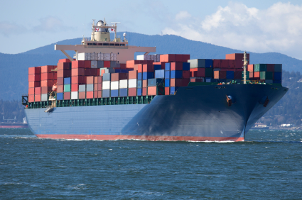 Photo of a cargo ship