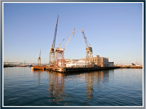 Photo of a Shipyard