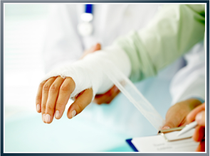 Picture of a Hand Injury Picture of a Hand Injury